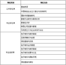 电子商务专业课学费